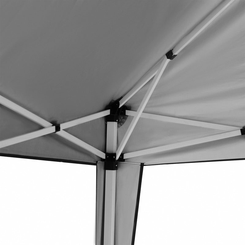 Outsunny 3 x 3 m Garden Pop Up Gazebo Marquee Party Tent Wedding Canopy Grey
