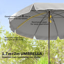 Outsunny Garden Dining Set, Patio Sets With Tempered Glass Table