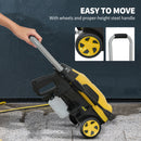 Outsunny 1800W Power Washer 150 Bar Pressure With Adjustable Nozzle
