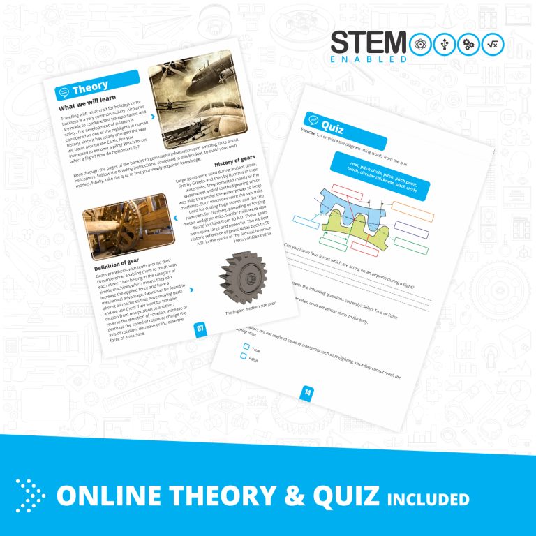 Inventor Motorized Double-Blade Helicopter 10 Models