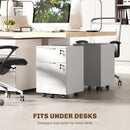 HOMCOM 2 Drawer Filing Cabinet with Adjustable Hanging Bars for A4 and Letter