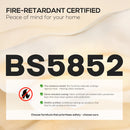 HOMCOM Upholstered Modern Accent Chair,  Armchair with Wood Legs, Brown