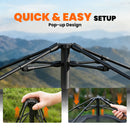 Outsunny Pop Up Tent Waterproof Camping Tents 3-4 People Green