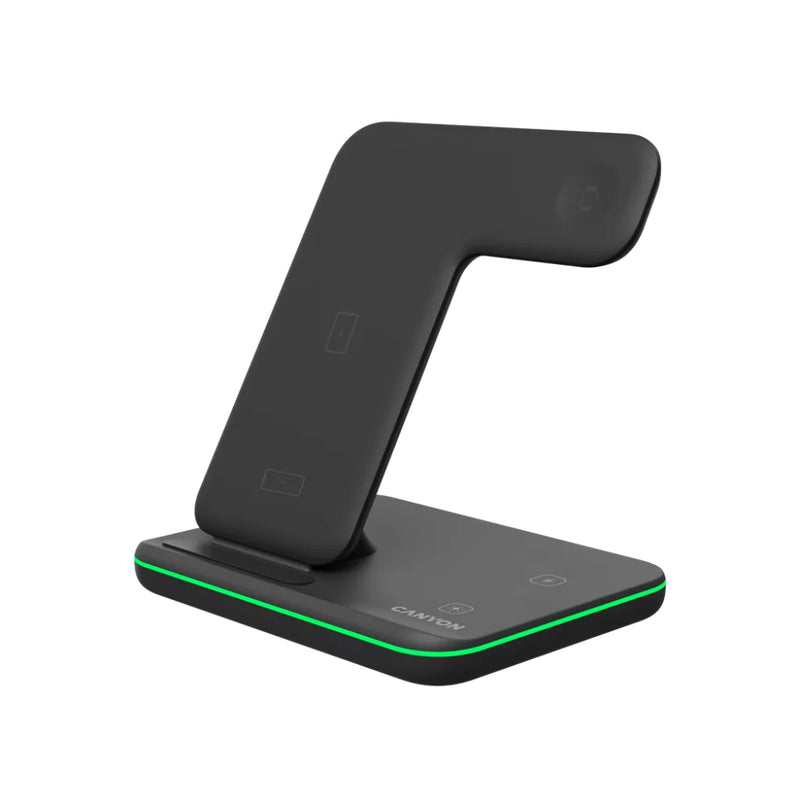 Canyon Wireless Charging Station 3-in-1 WS-303 - Black