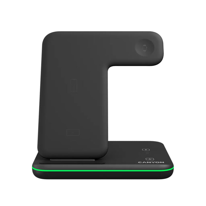 Canyon Wireless Charging Station 3-in-1 WS-303 - Black