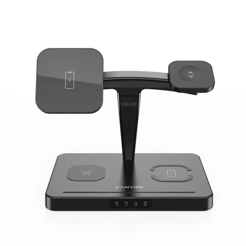 Canyon Wireless Charging Station 4-in-1 WS-404 - Black