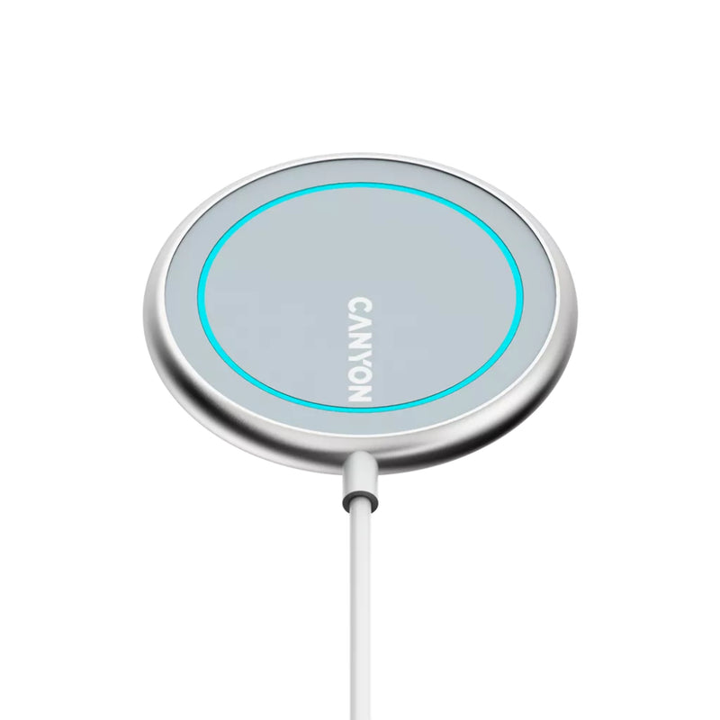Canyon Wireless Charger for iPhone WS-100 - Magnetic Silver