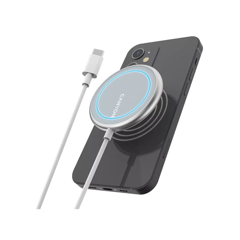 Canyon Wireless Charger for iPhone WS-100 - Magnetic Silver