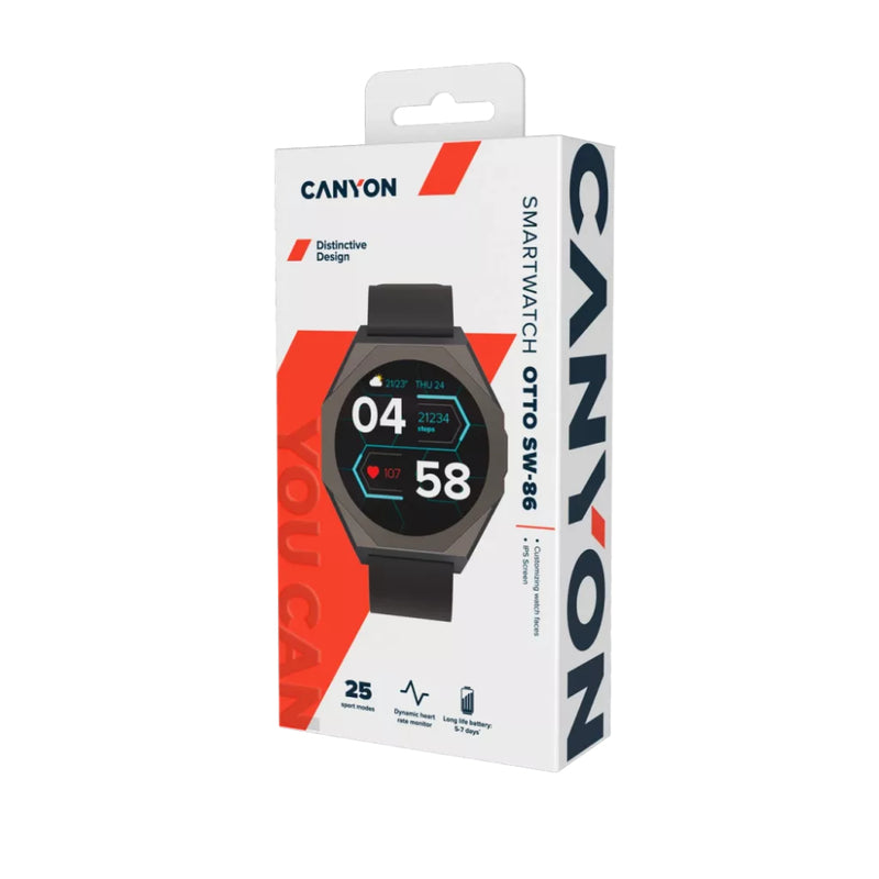 Canyon Smartwatch Otto SW-86 - Black