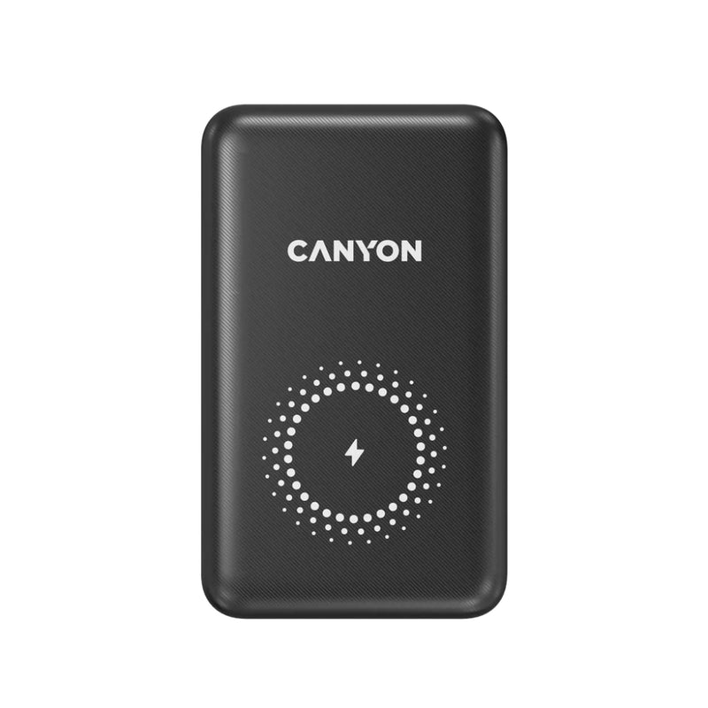 Canyon Power Bank with Wireless Charging Function 10000 mAh - Black