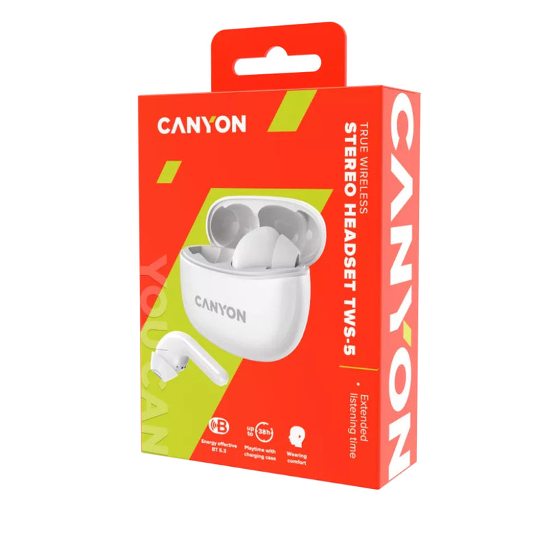 Canyon Headset TWS-5 - White