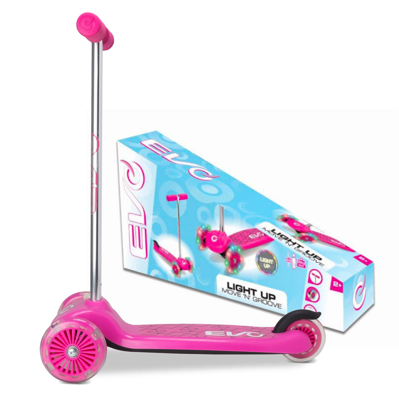 Evo Lightup Move & Groove Scooter - Pink