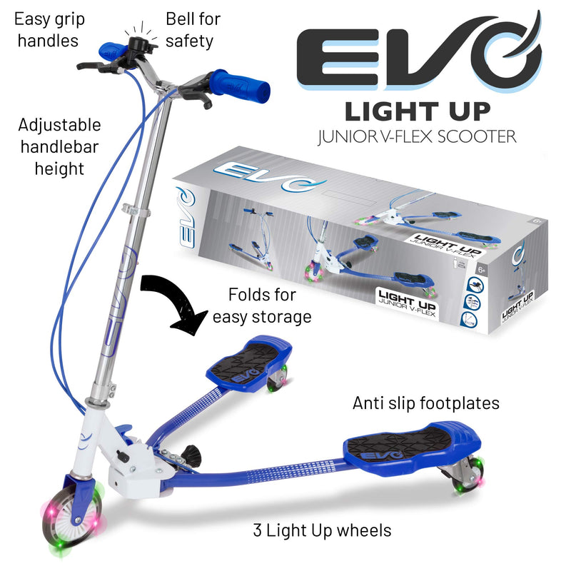 Evo Lightup JR V Flex Scooter - Blue
