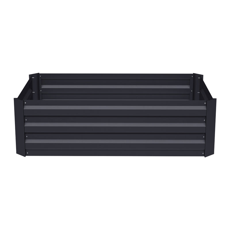 Livingandhome Galvanized Steel Raised Garden Bed Planter Box