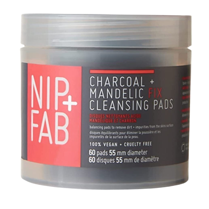 Nip+Fab Detoxify Mandelic + Charcoal Fix Cleansing Pads
