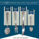 Lewis's Loose Cutlery Dessert Spoon - 4 Pack