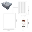 Bauer Luxury Soft Touch Heated Throw - Grey