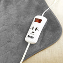 Bauer Luxury Soft Touch Heated Throw - Grey