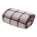 Bauer Luxury Soft Touch Heated Throw - Plaid