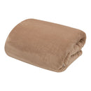 Bauer Luxury Soft Touch Heated Throw - Beige