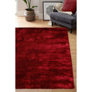 Lewis's Home Shimmer Rugs - Cherry Red