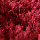 Lewis's Home Shimmer Rugs - Cherry Red