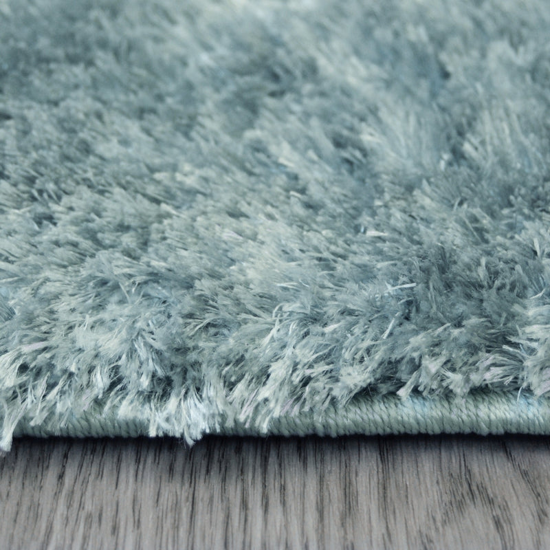 Lewis's Home Shimmer Rugs - Duck Egg Blue