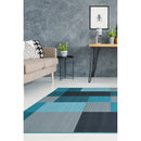 Lewis's Home Maestro Montreal Rugs - Teal Green