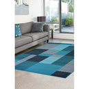 Lewis's Home Maestro Montreal Rugs - Teal Green