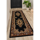 Lewis's Home Maestro Medallion Rugs - Black