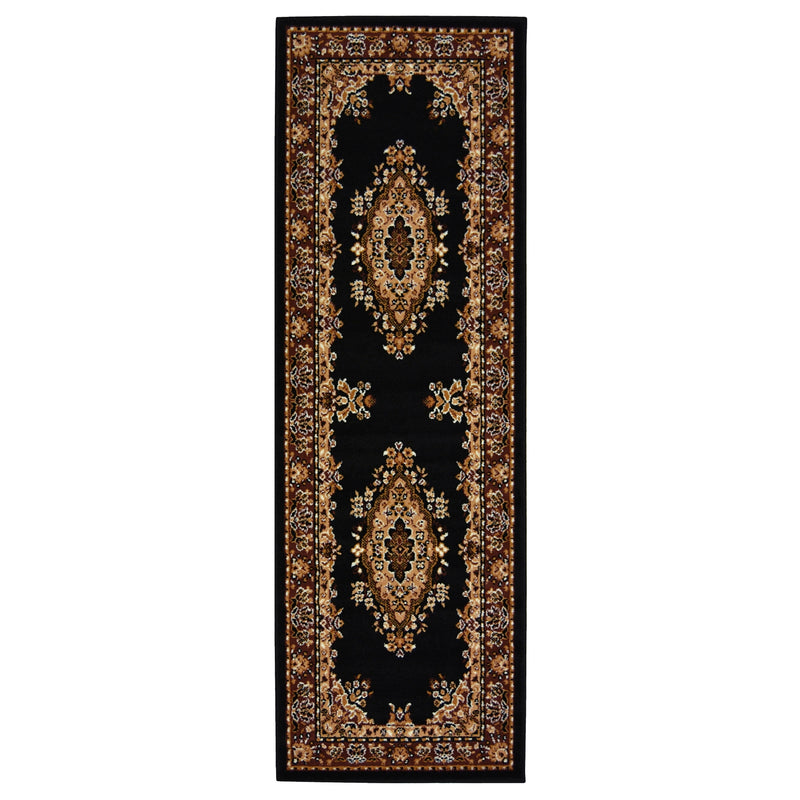 Lewis's Home Maestro Medallion Rugs - Black