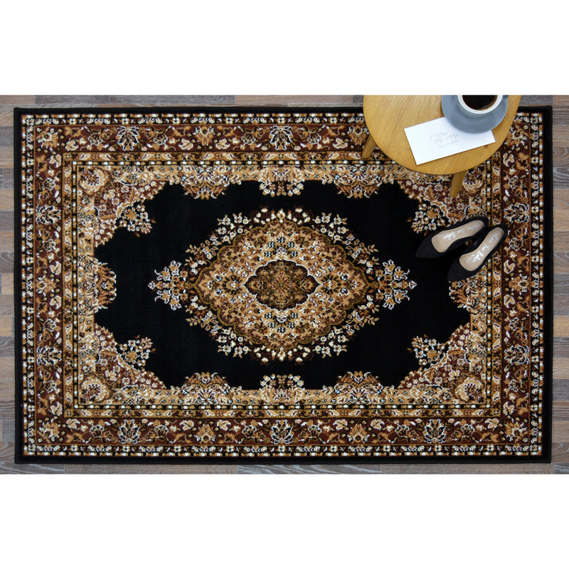Lewis's Home Maestro Medallion Rugs - Black