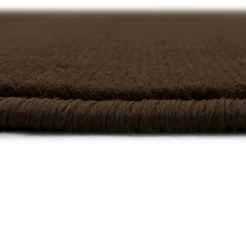 Lewis's Home Maestro Plain Rugs - Chocolate Brown
