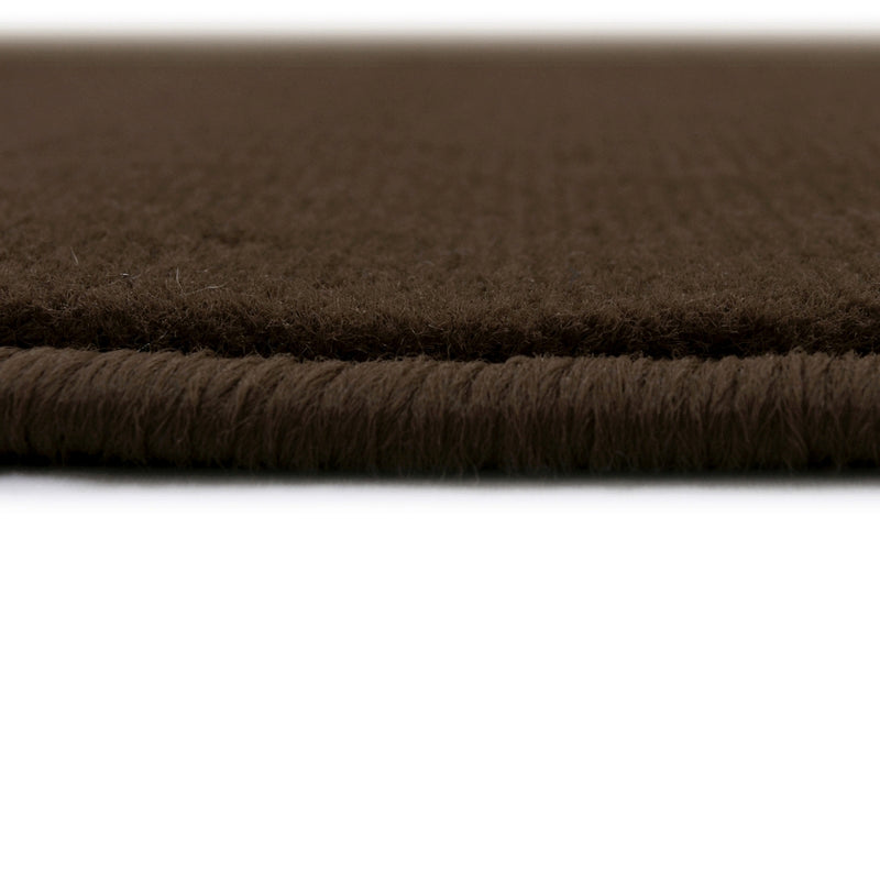 Lewis's Home Maestro Plain Rugs - Chocolate Brown