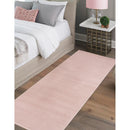 Lewis's Home Maestro Plain Rugs - Blush Pink