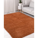 Lewis's Home Snug Plain Rugs - Terracotta Red