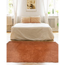 Lewis's Home Snug Plain Rugs - Terracotta Red