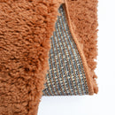 Lewis's Home Snug Plain Rugs - Terracotta Red