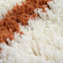Lewis's Home Snug Swirl Rugs - Ivory & Terracotta Red