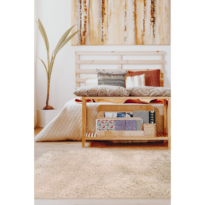 Lewis's Home Soft Washable Rugs - Champagne