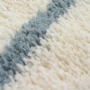Lewis's Home Snug Swirl Rugs - Ivory & Blue