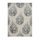 Lewis's Home Villa Leaf Rugs - Grey