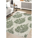 Lewis's Home Villa Leaf Rugs - Green