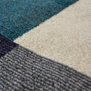 Lewis's Home Villa Blocks Rugs - Navy