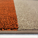 Lewis's Home Villa Blocks Rugs - Brown