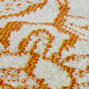 Lewis's Home Villa Floral Rugs - Ochre Yellow