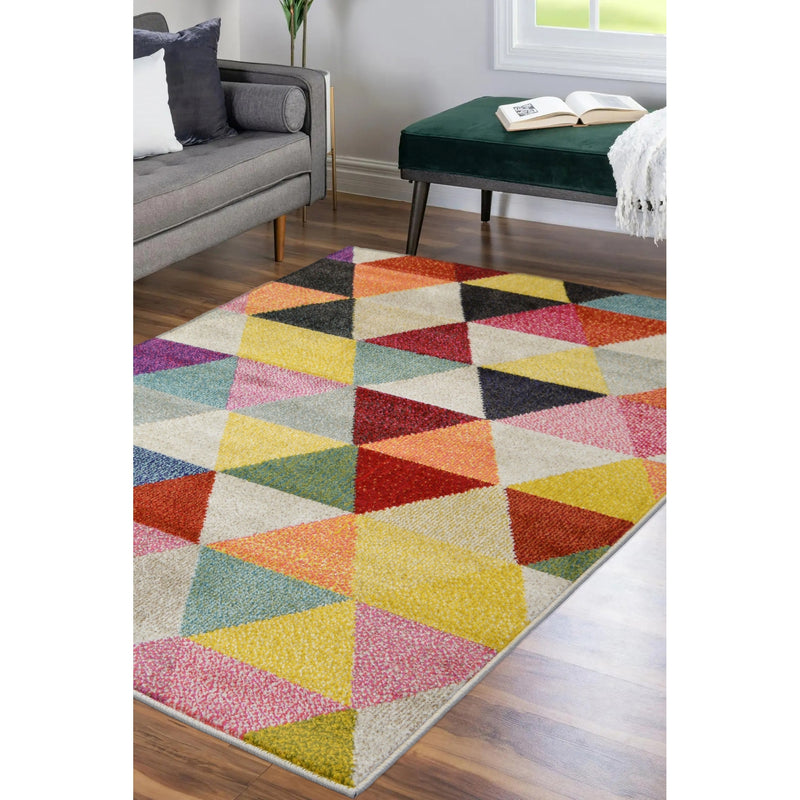 Lewis's Home Villa Geo Rugs - Multicoloured