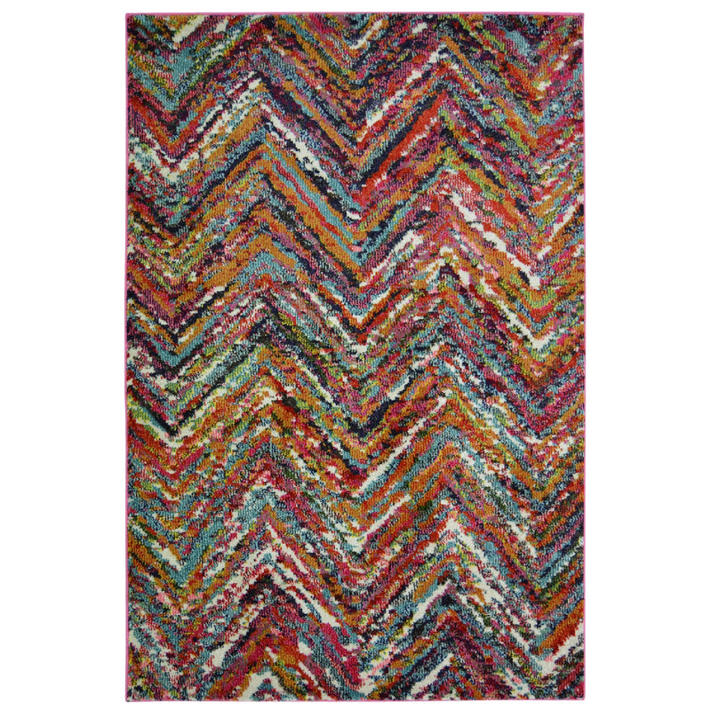 Lewis's Home Villa Chevron Rugs - Multicoloured
