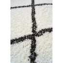 Lewis's Home Snug Diamond Rugs - Black & Cream