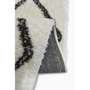 Lewis's Home Snug Diamond Rugs - Black & Cream